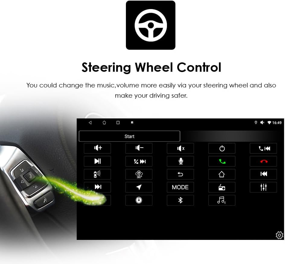 Autoradio 9″ Android 14 pour Citroën C2/C3 — 2 Go + 64 Go